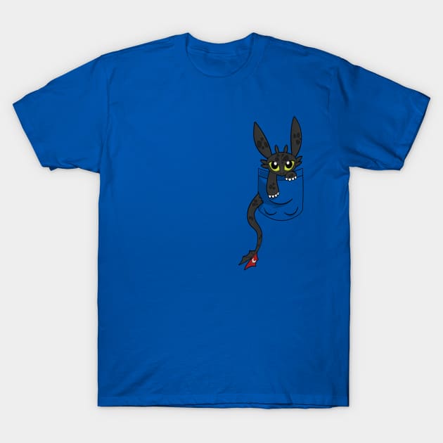 Toothless pocket T-Shirt by spilu